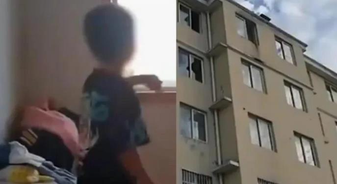 男孩被反鎖家中 從5樓墜下后奇跡生還 坐在草叢哭時(shí)被路人發(fā)現(xiàn)